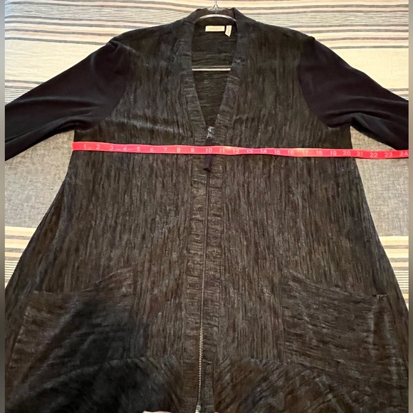 LOGO by Lori Goldstein | Med | Sharkbite Hemline JACKET - Picture 8 of 11